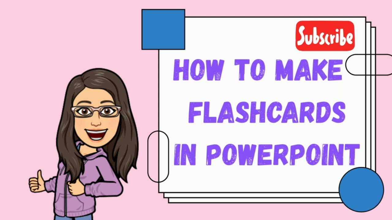 HOW TO MAKE FLASHCARDS IN POWERPOINT YouTube
