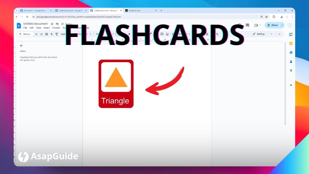 google docs flashcards