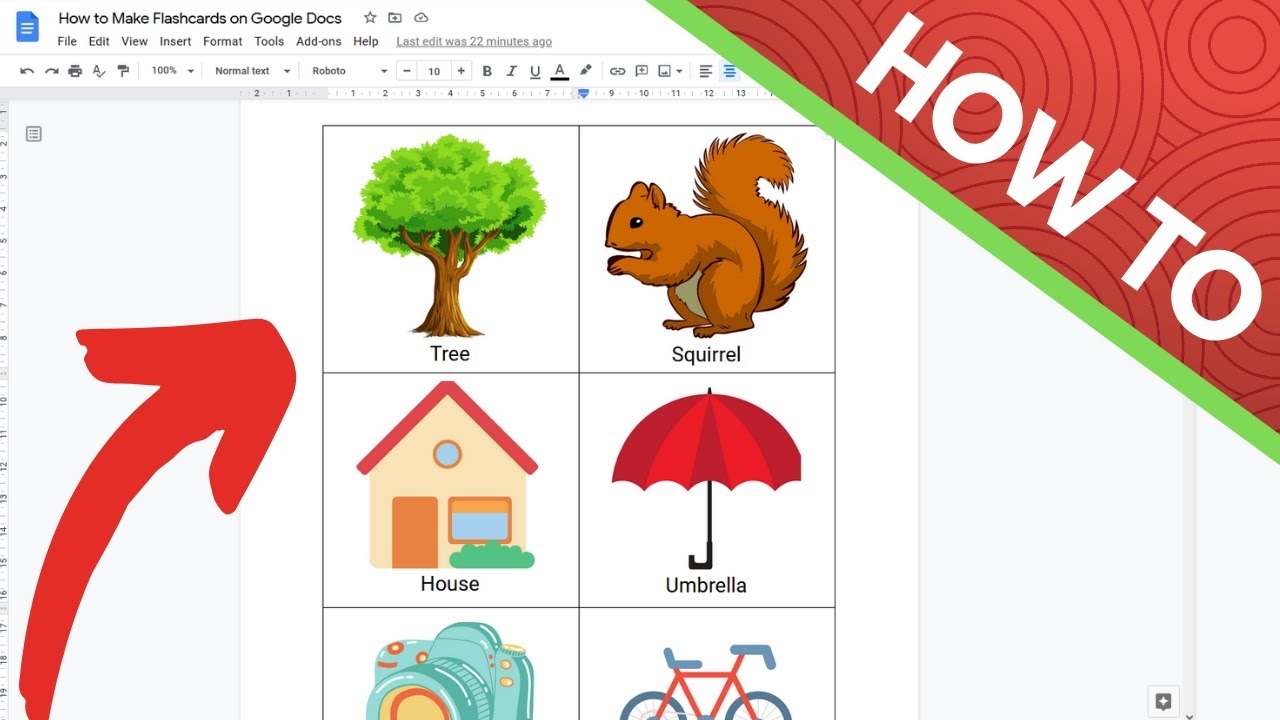 How To Make Flashcards On Google Docs YouTube