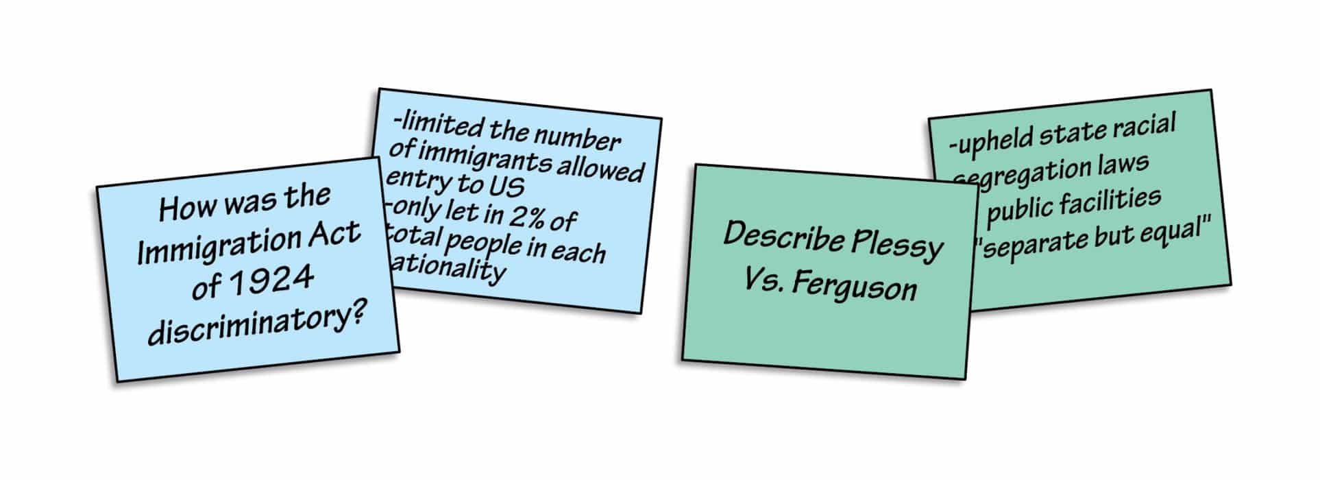 apush exam flashcards