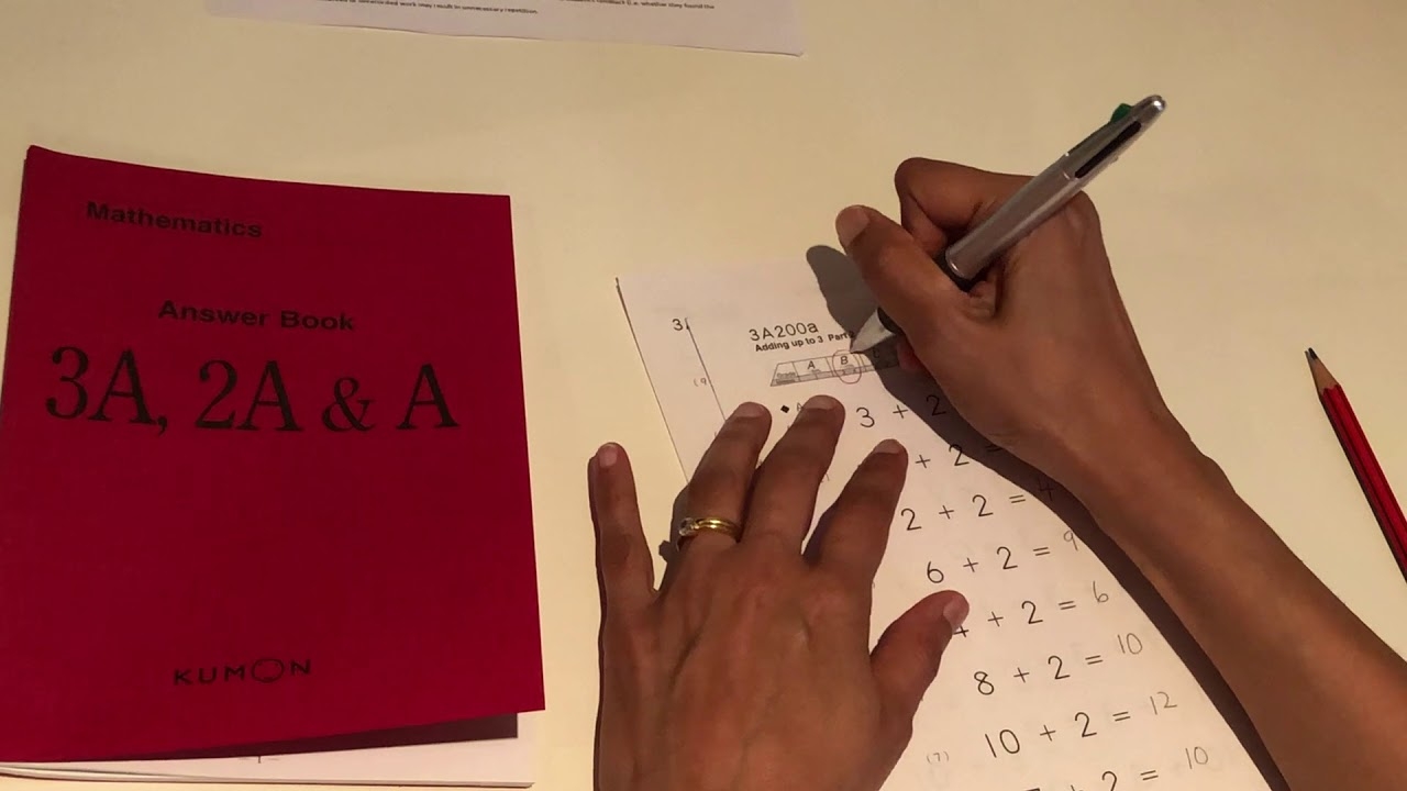 How To Mark Kumon Worksheets YouTube