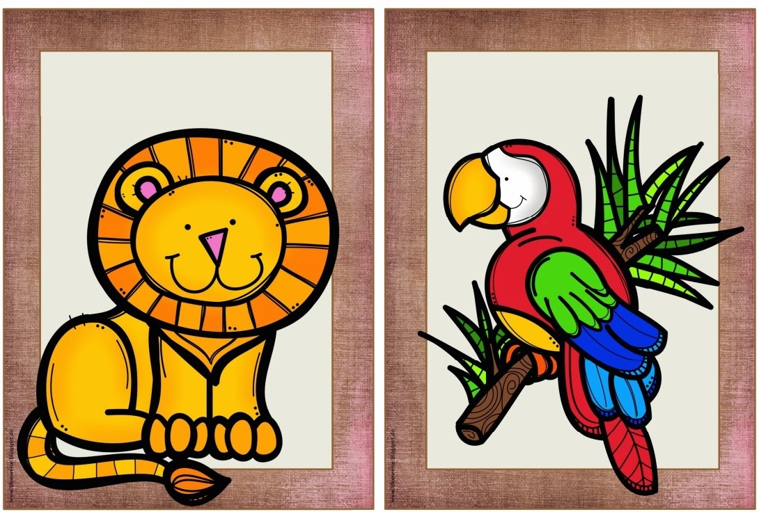 Ideenreise Blog Flashcards Zoo Animals 