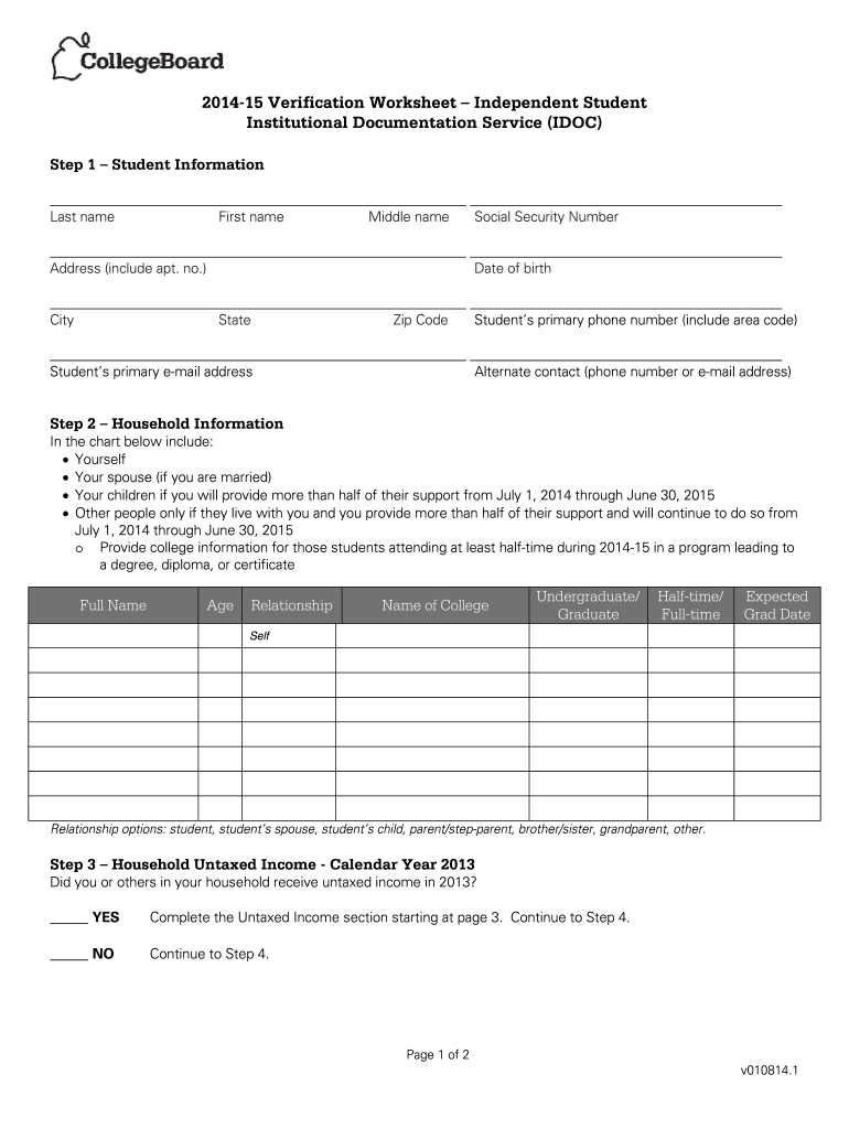Idoc Verification Statement Fill Out Sign Online DocHub