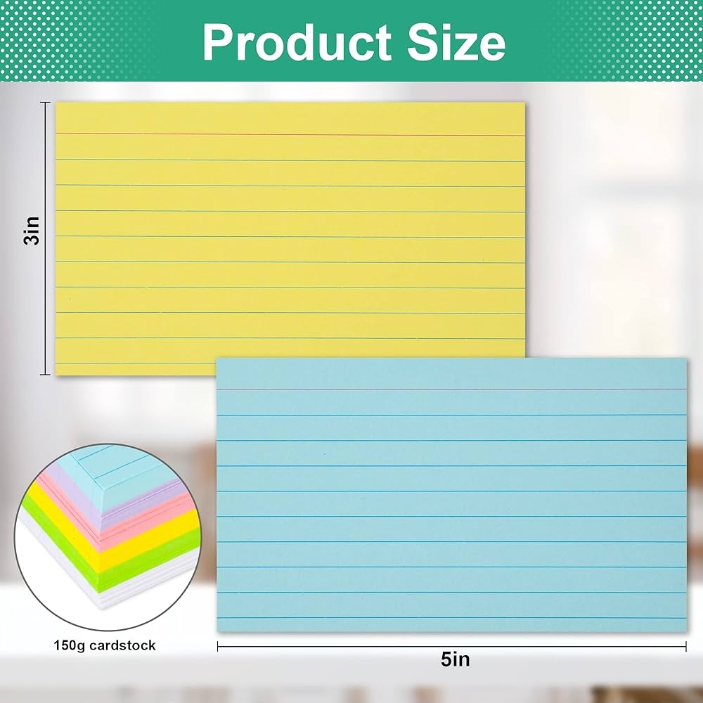 what size are flashcards