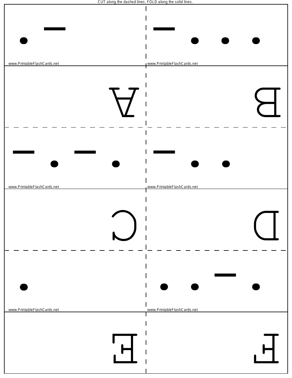 International Morse Code Flash Cards Download Printable PDF Templateroller