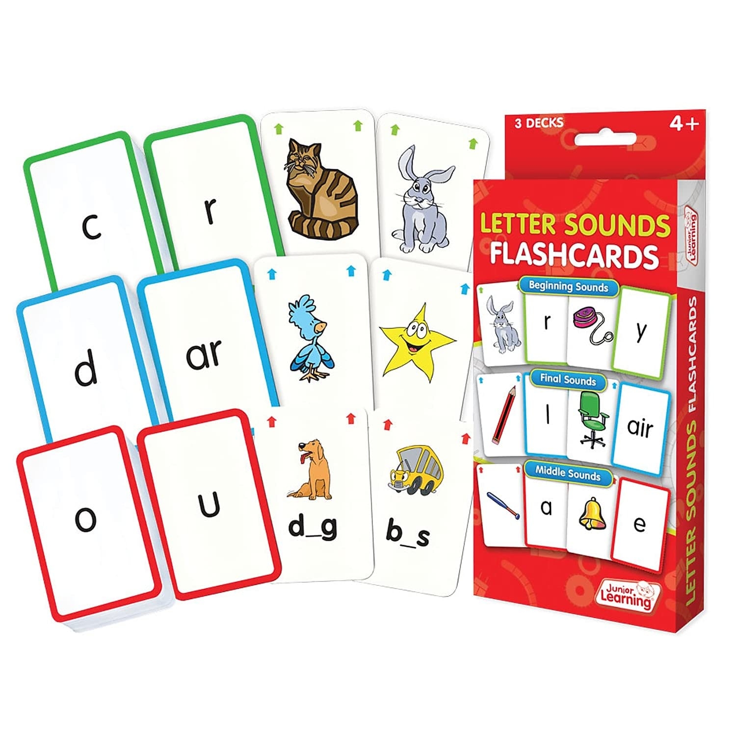 Junior Learning Letter Sound Flashcards Amazon de Toys