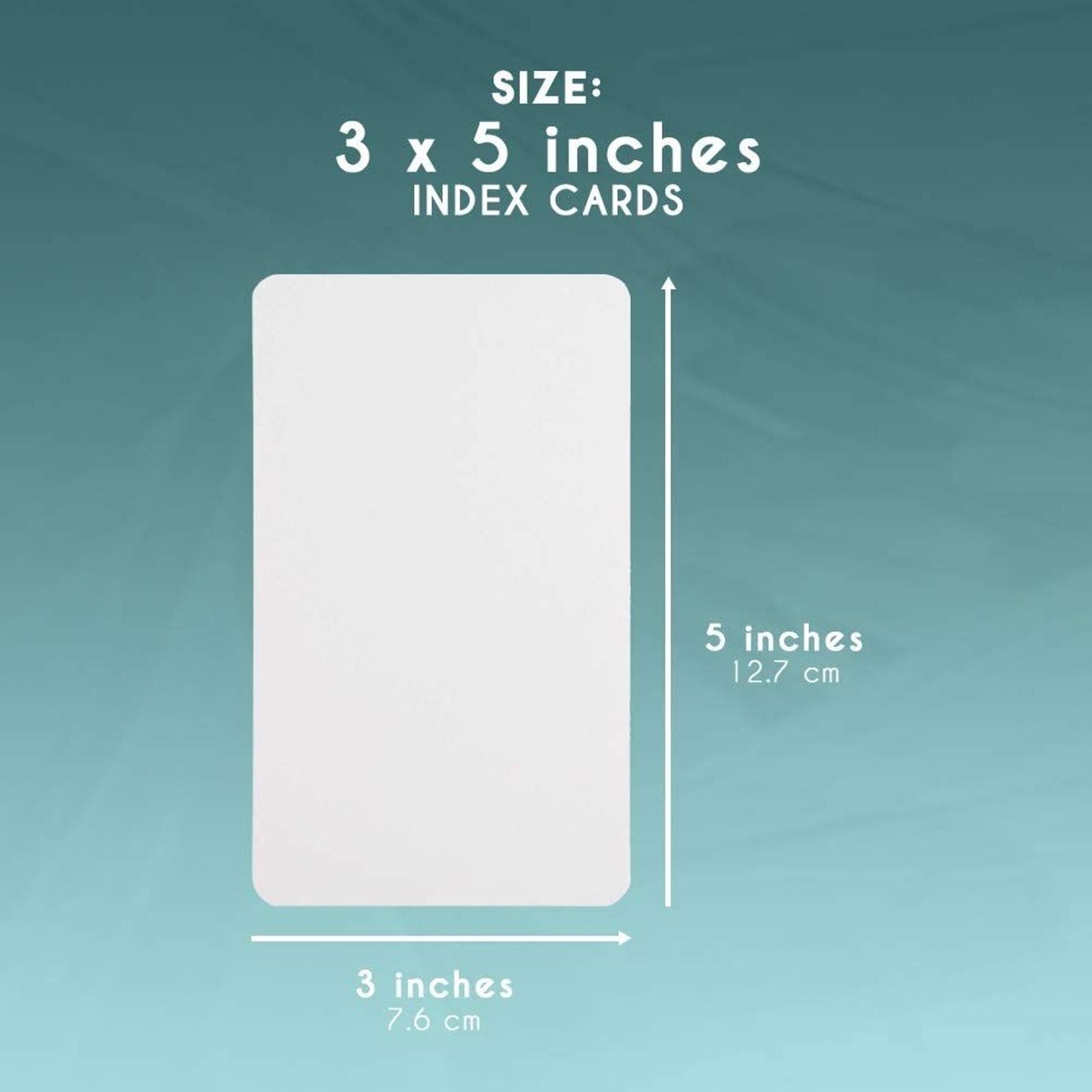 Juvale Brandclub Shiny Index Cards Blank Flash Cards Unruled For Studying 3 X 5 In 200 Pack 