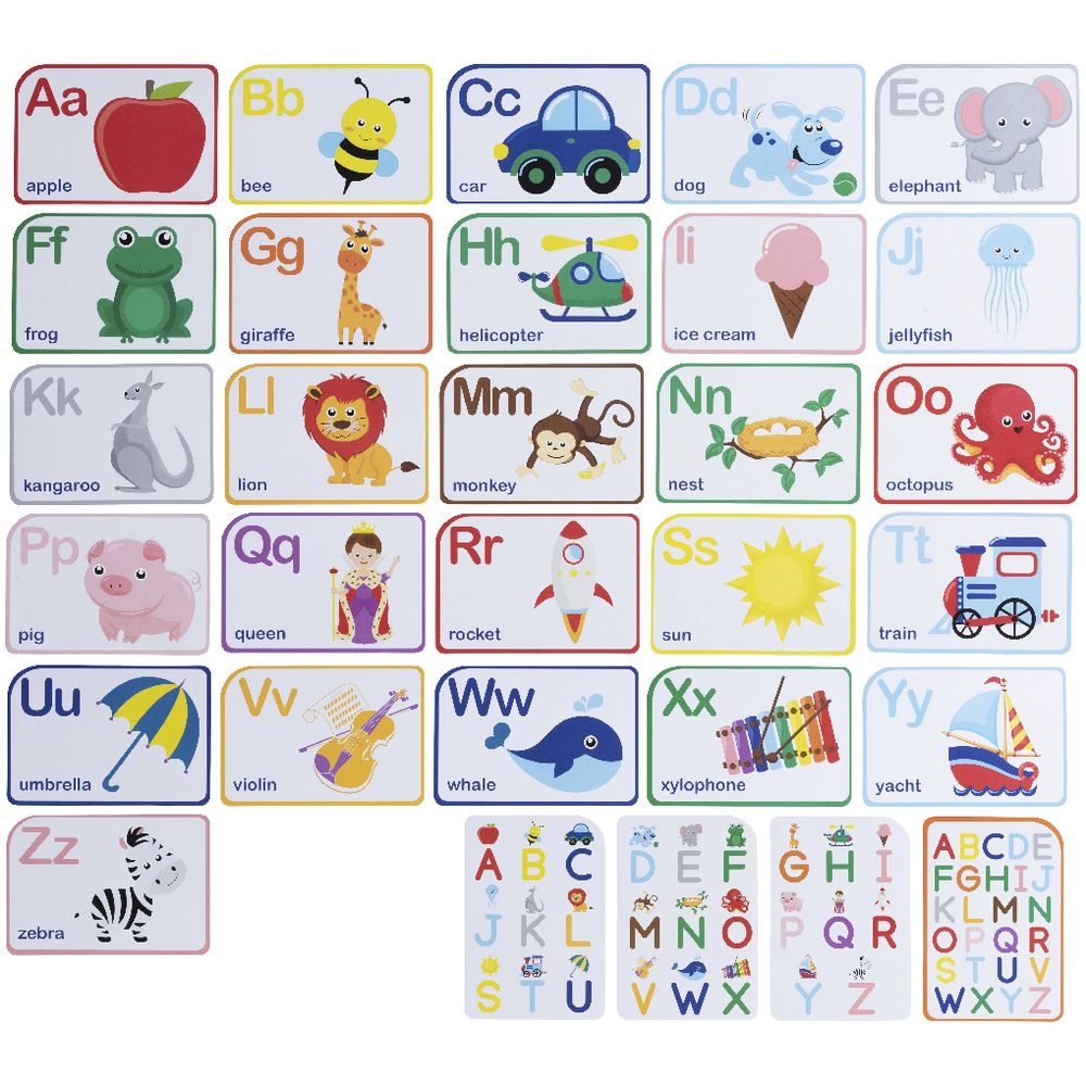 large alphabet flashcards