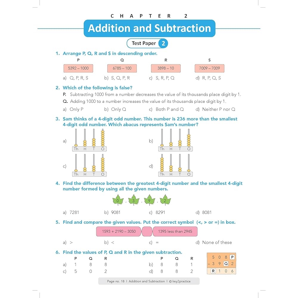 Key2Practice Maths Olympiad For Class 3 27 Tests Switzerland Ubuy