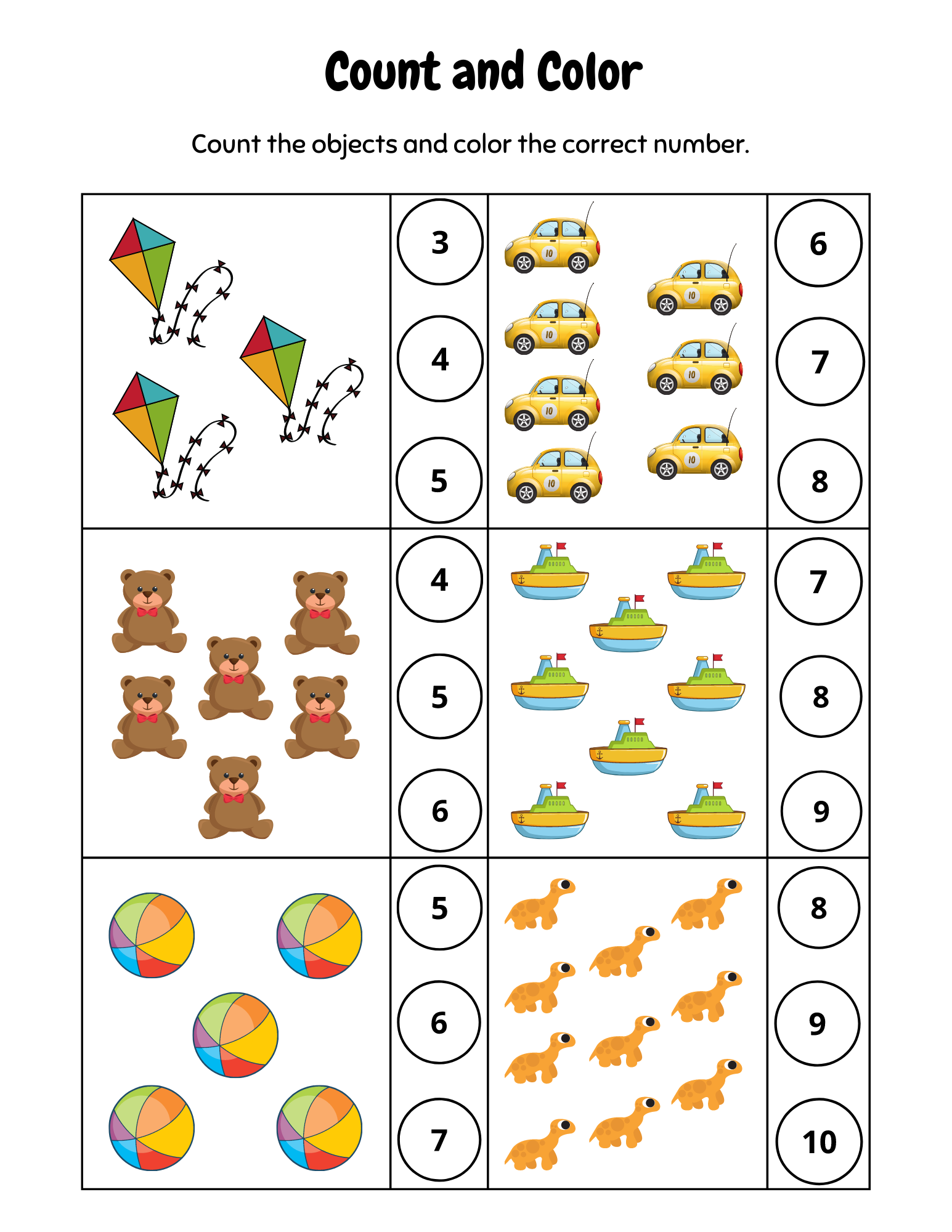 math worksheet land