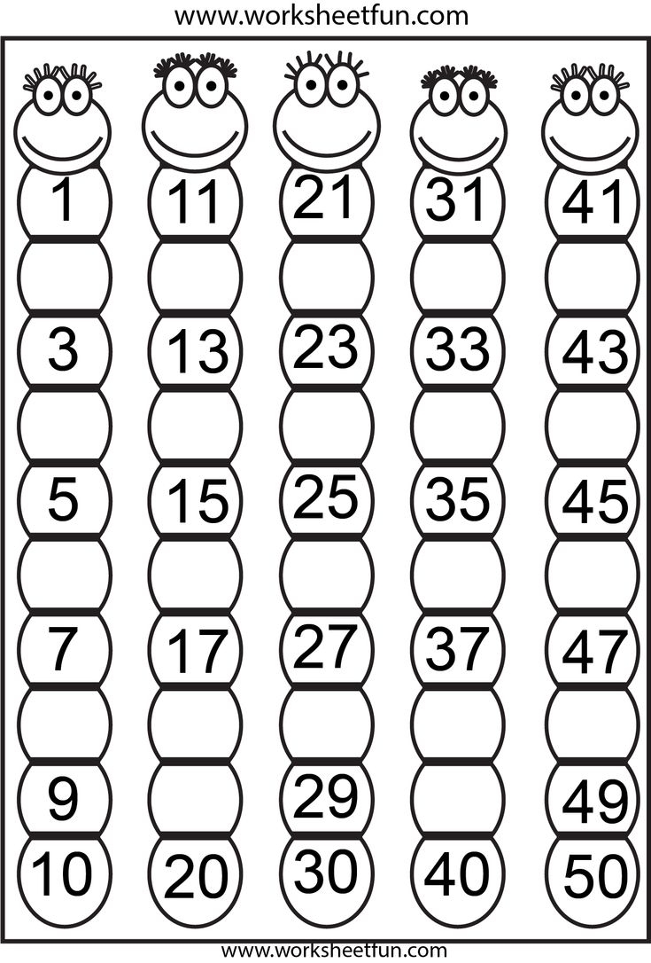 worksheets for kindergarten free