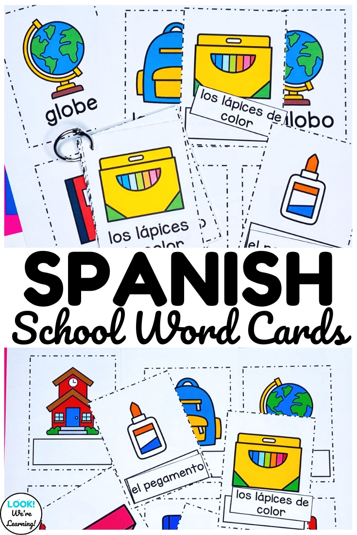 La Escuela Spanish School Vocabulary Flashcards