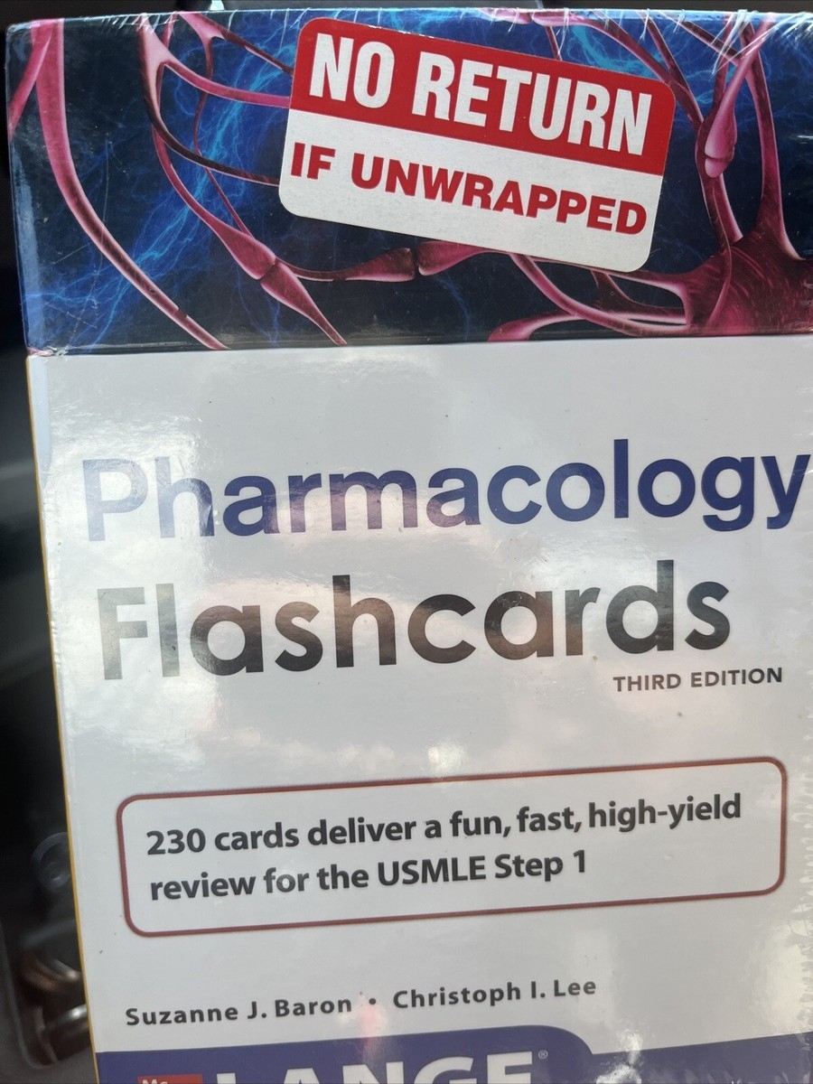 LANGE FlashCards Ser Lange Pharmacology Flash Cards Third Edition Brand New 9780071792912 EBay