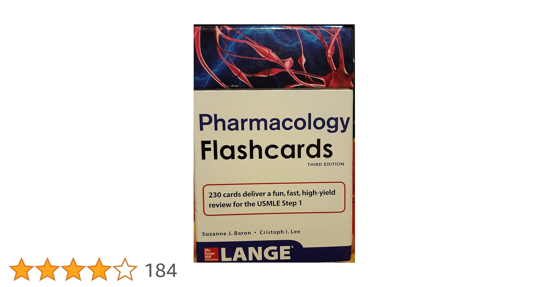 Lange Pharmacology Flash Cards Third Edition LANGE FlashCards Baron Suzanne Lee Christoph Amazon co uk Books