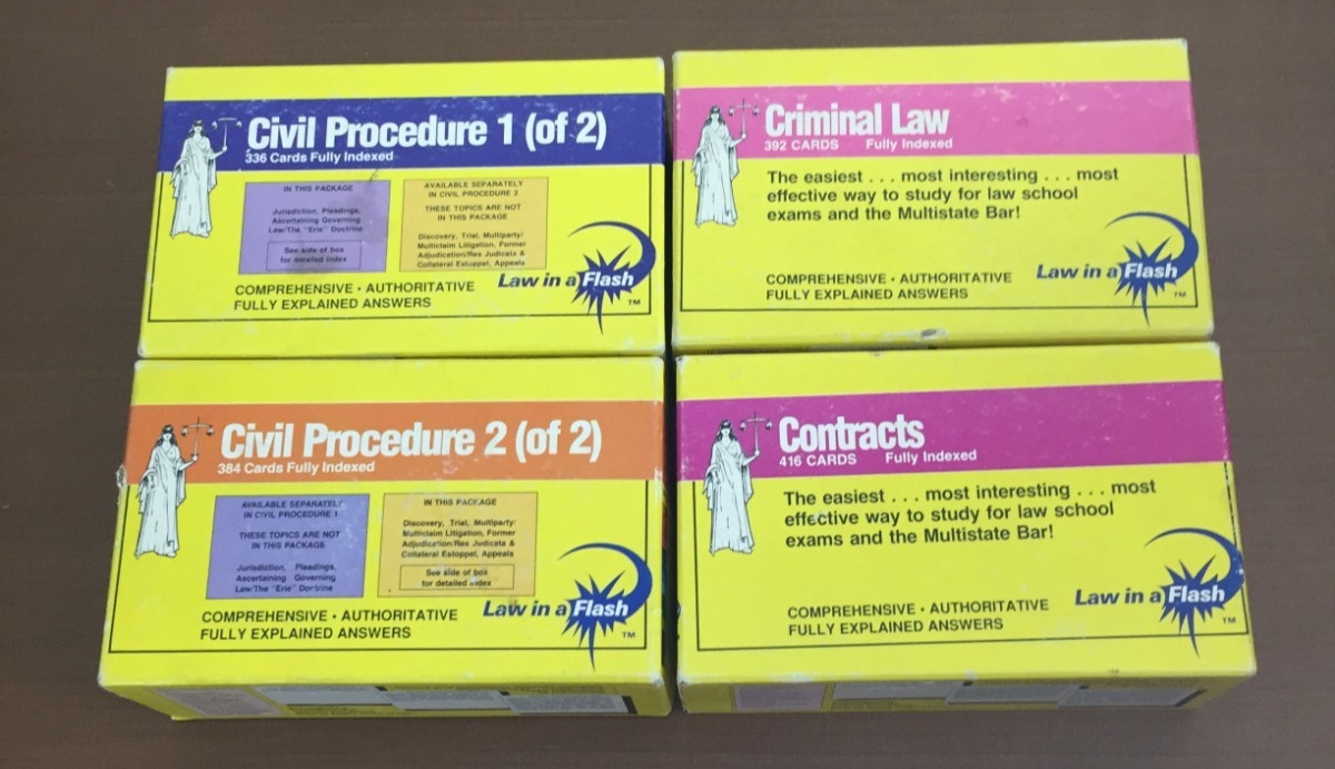 Law Flash Cards For Sale EBay