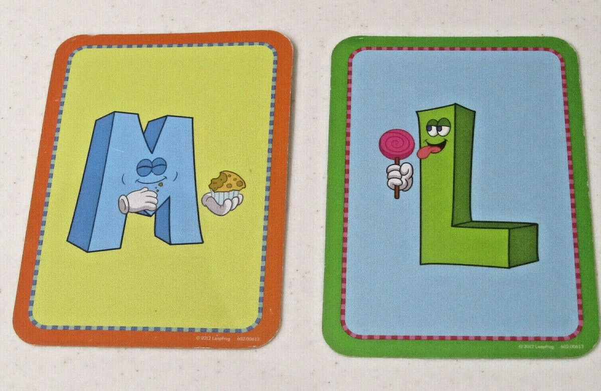 LeapFrog LeapReader Junior Interactive Letter Factory Flash Cards X2 L M EBay Australia