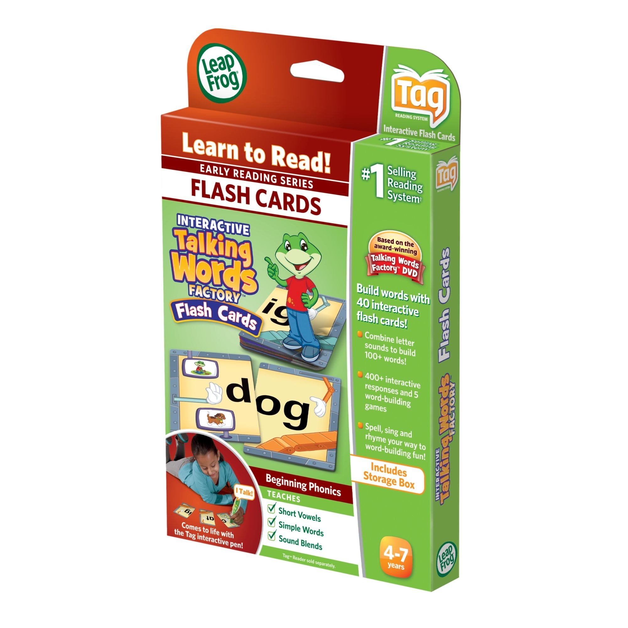 Leapfrog Tag Interactive Talking Words Factory Flash Cards Amazon de Toys