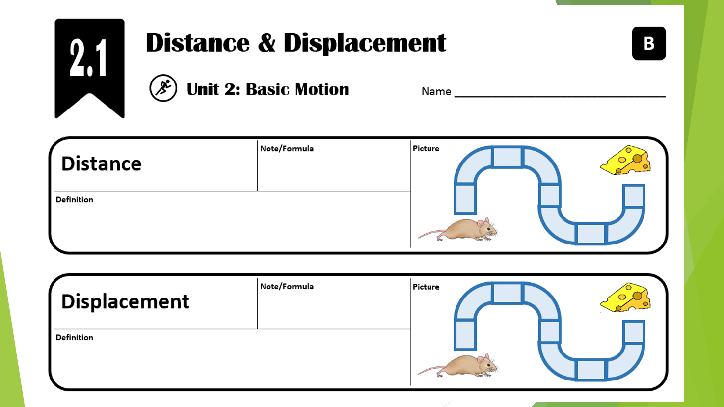 distance and displacement worksheet distance and displacement worksheet