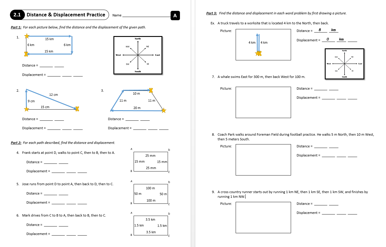 Lesson 2 1 Distance Displacement Classful Lesson 2 1 Distance Displacement Classful