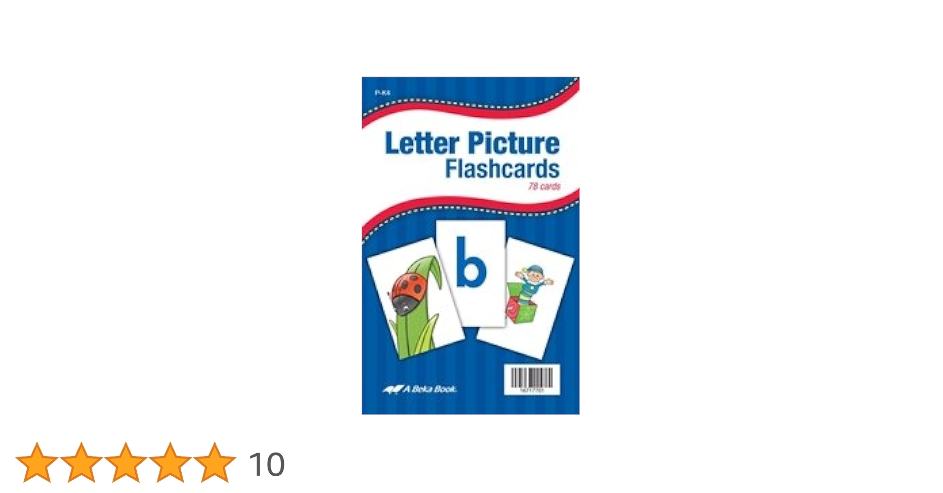 Letter Picture Flashcards Abeka 4 To 5 Year Old Kindergarten Letter Recognition Reading Program Letter Cards Abeka Amazon au Toys Games