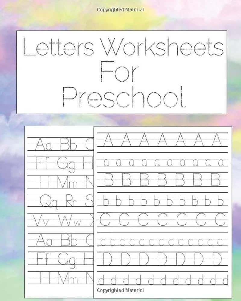 tracing letters worksheets