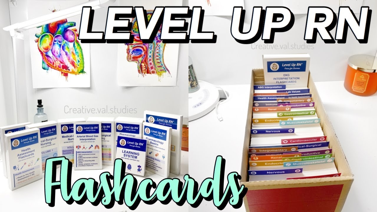 level up rn flashcards used