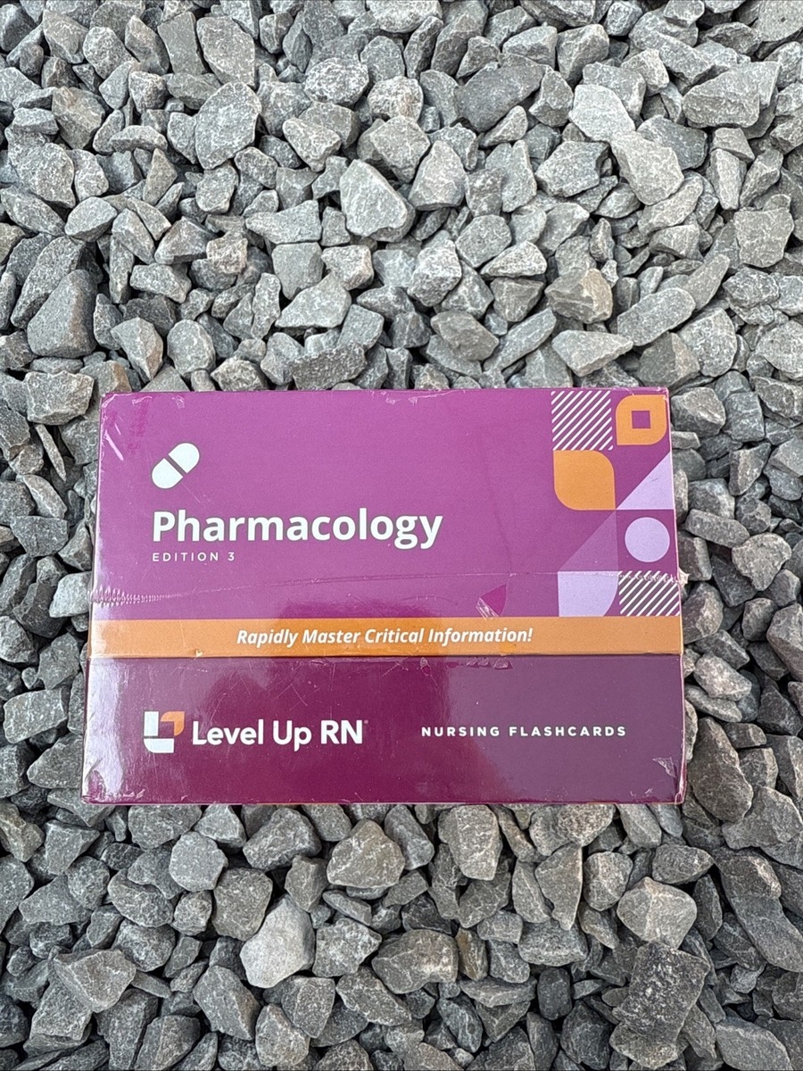 Level Up RN Pharmacology Edition 3 Flashcards New Flashable Cards EBay