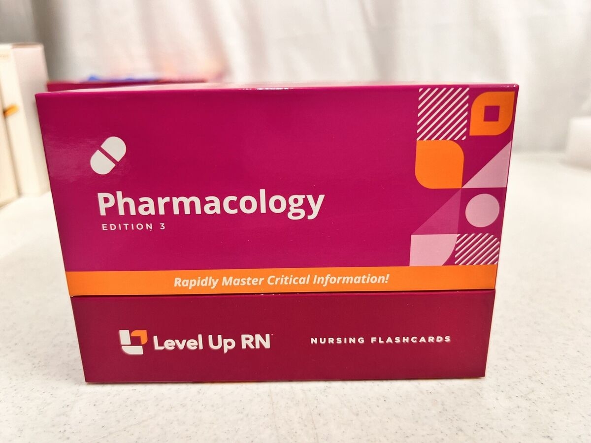 Level Up RN Pharmacology Flashcards Pharm 2022 Edition 3 FAST SHIP EBay