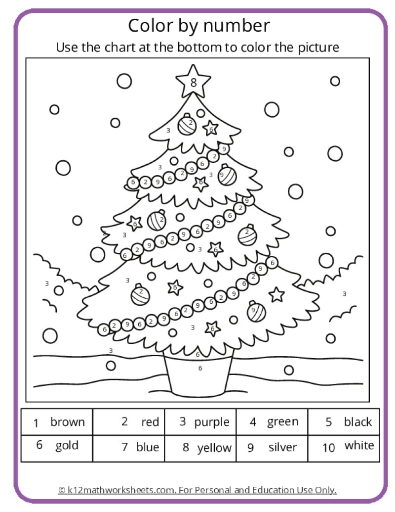 Math Coloring Pages Printable PDFs By K12mathworksheets