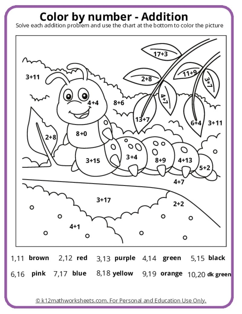 print math worksheets