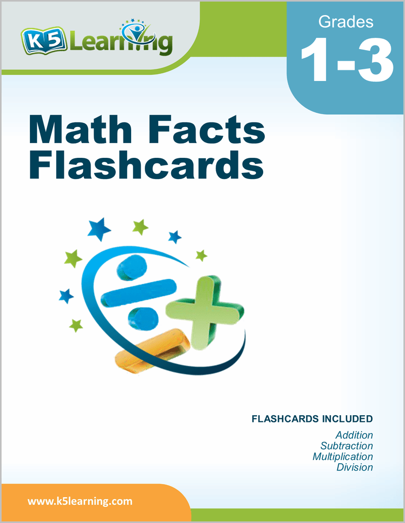 Math Facts Flashcards K5 Bookstore