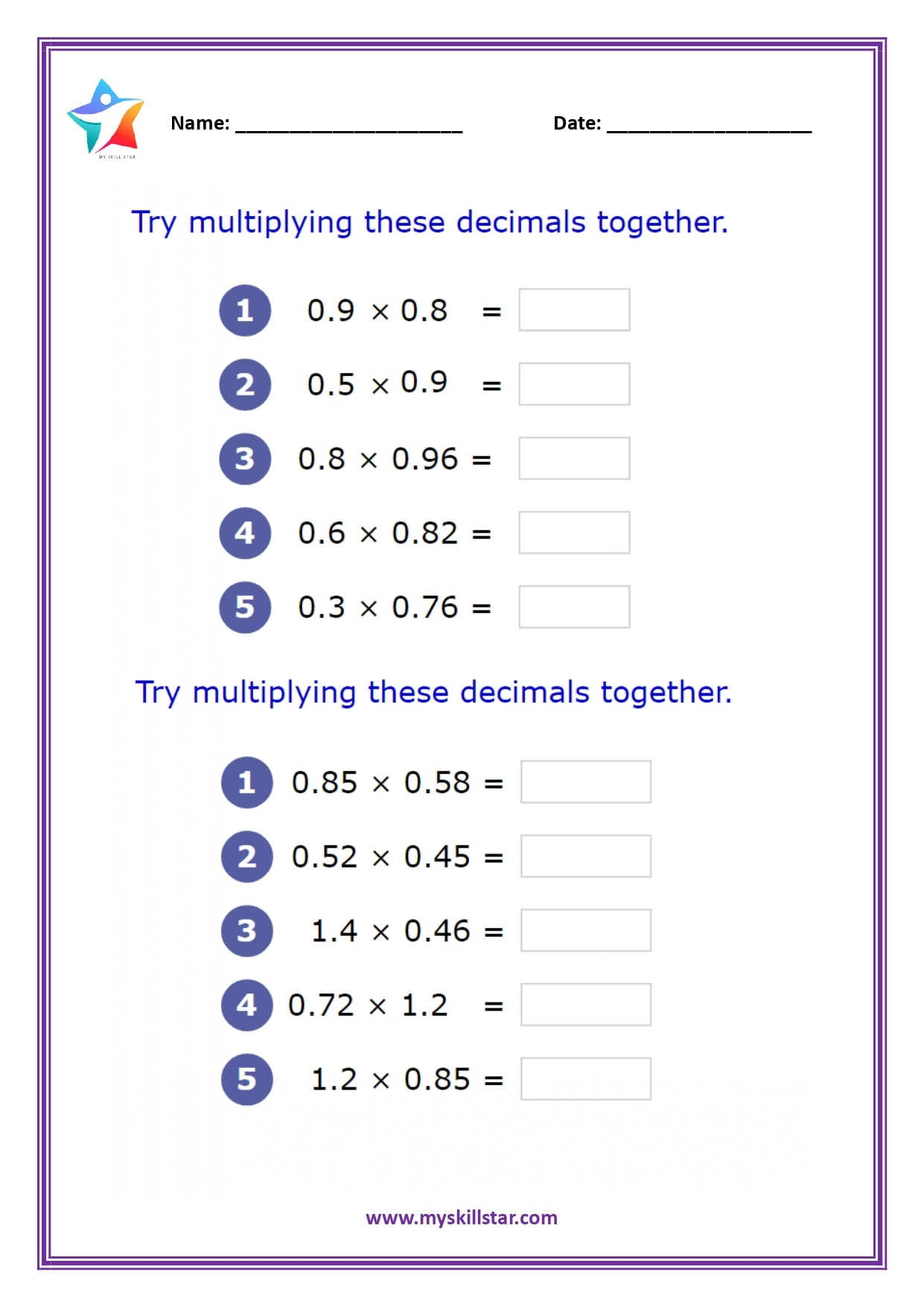 math worksheets grade 5