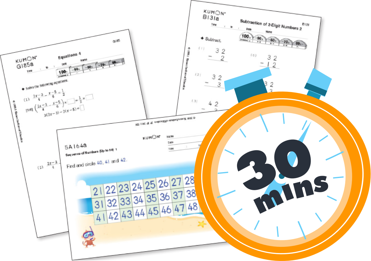 kumon math level a worksheets kumon math level a worksheets