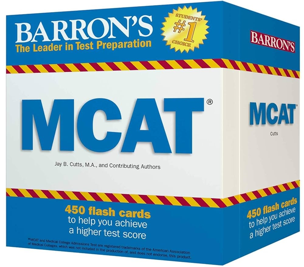 MCAT Flash Cards Cutts Jay B Amazon sg Books