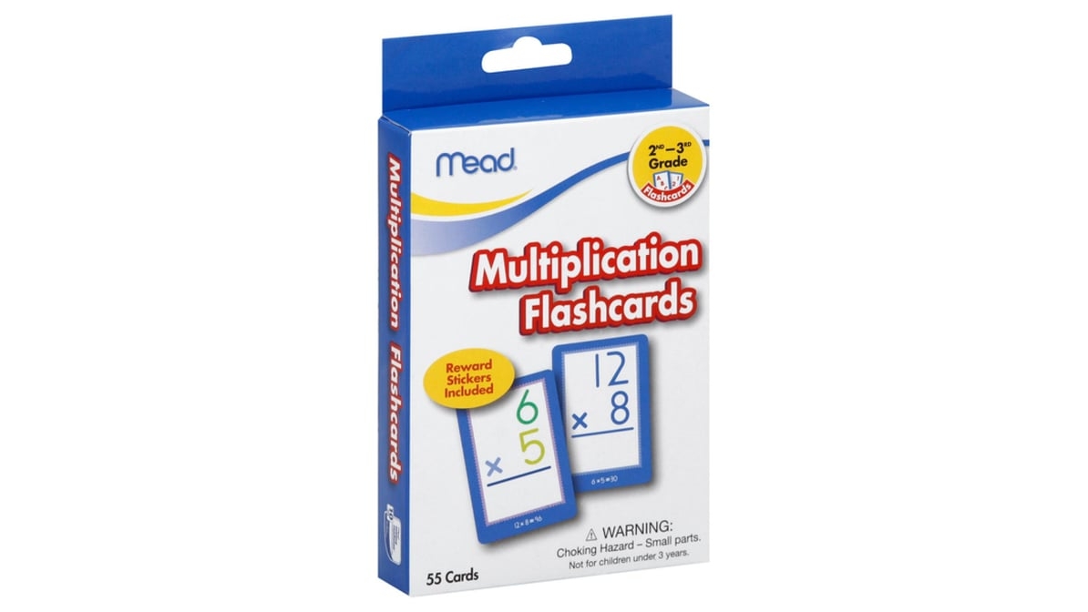 Mead Multiplication Flashcards 55 Ct Delivery Near Me Doordash Mead Multiplication Flashcards 55 Ct Delivery Near Me Doordash