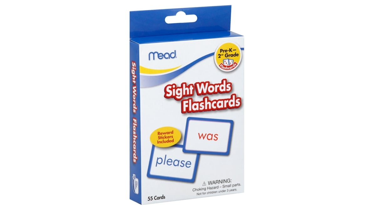 Mead Sight Words Flash Cards 55 Ct Delivery Near Me Doordash Mead Sight Words Flash Cards 55 Ct Delivery Near Me Doordash