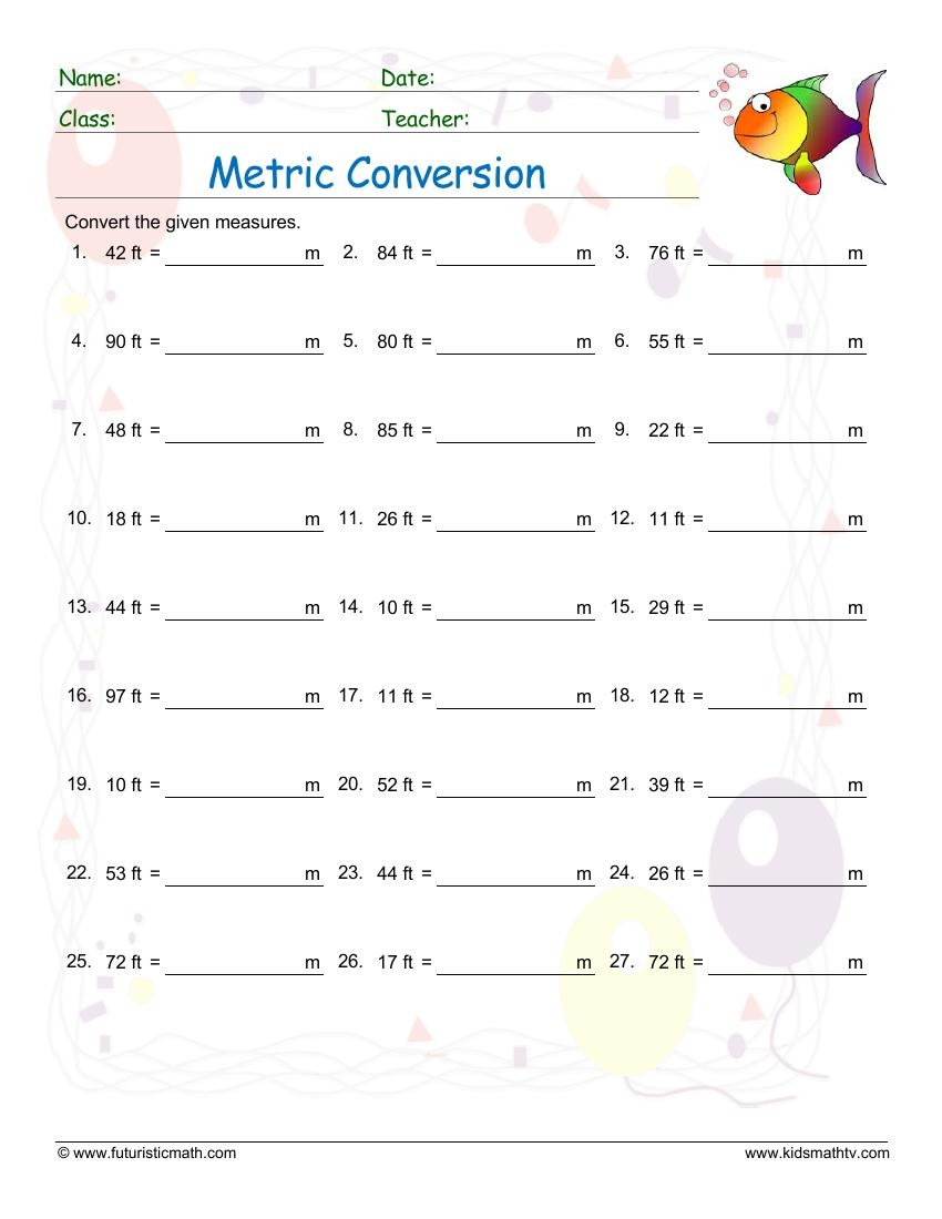 Measurement Math Worksheets Pdf Printable Math Champions