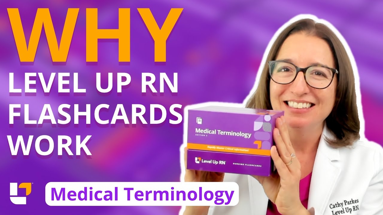 Medical Terminology Flashcards Why Get Level Up RN Flashcards LevelUpRN YouTube
