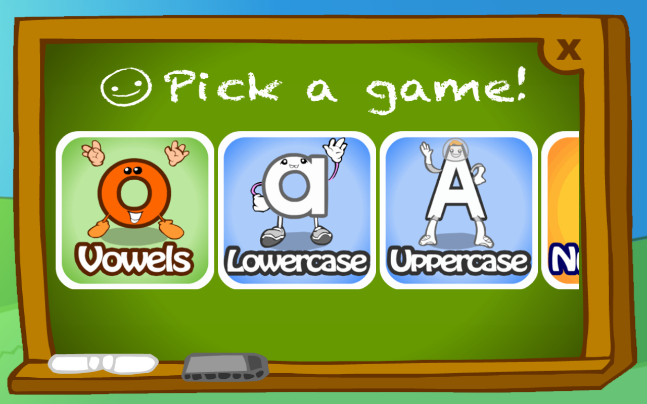meet the letters flashcards