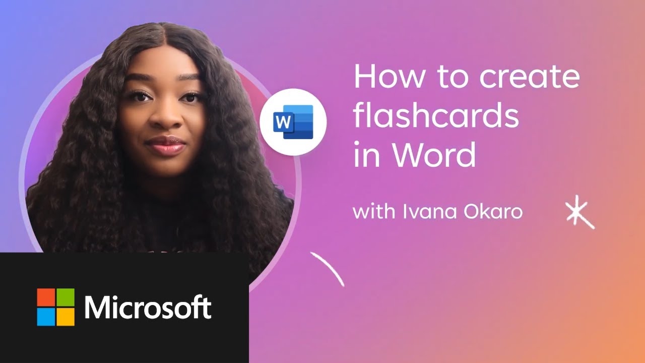 how to make flashcards word