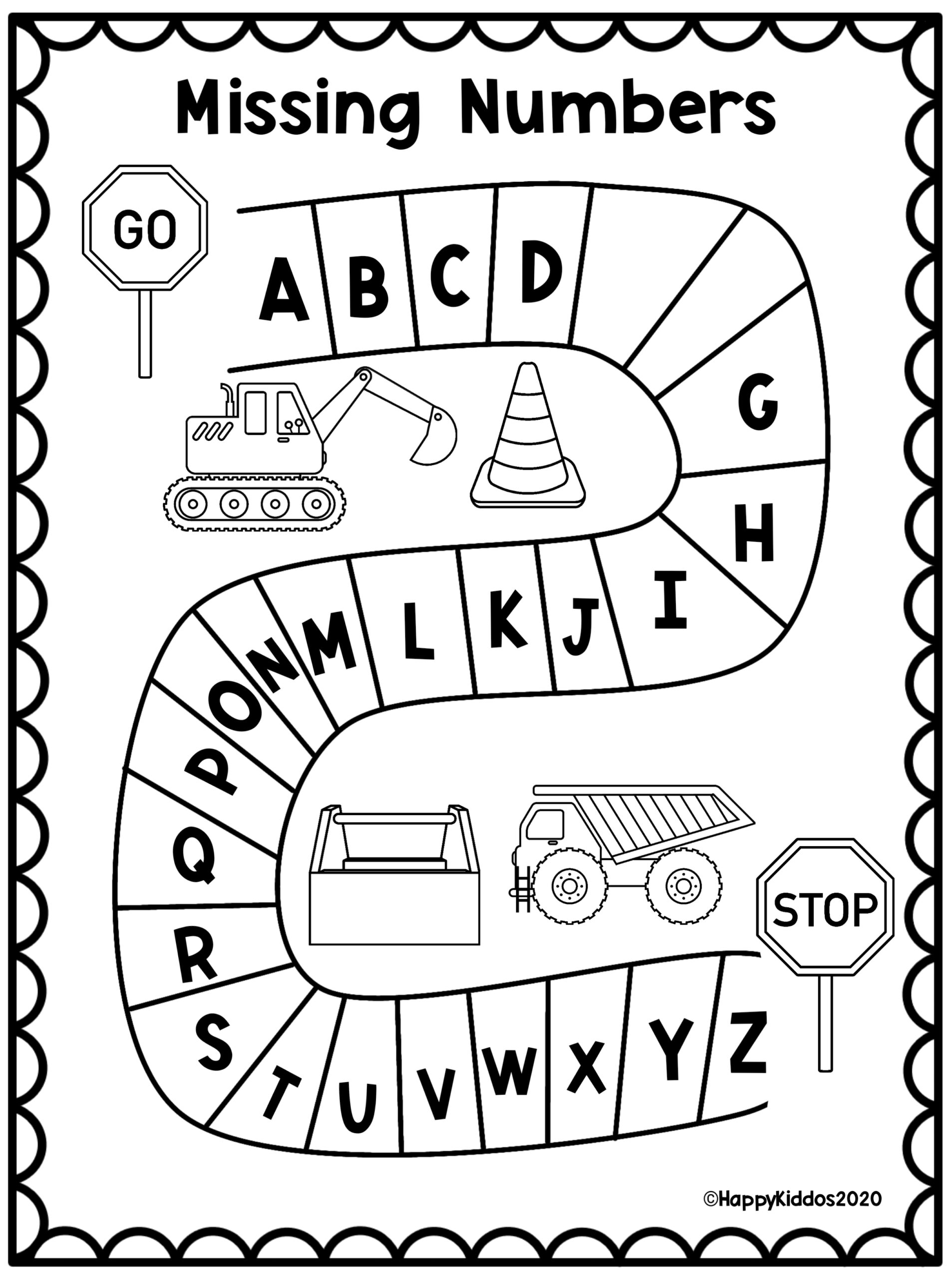 pre k letter worksheets
