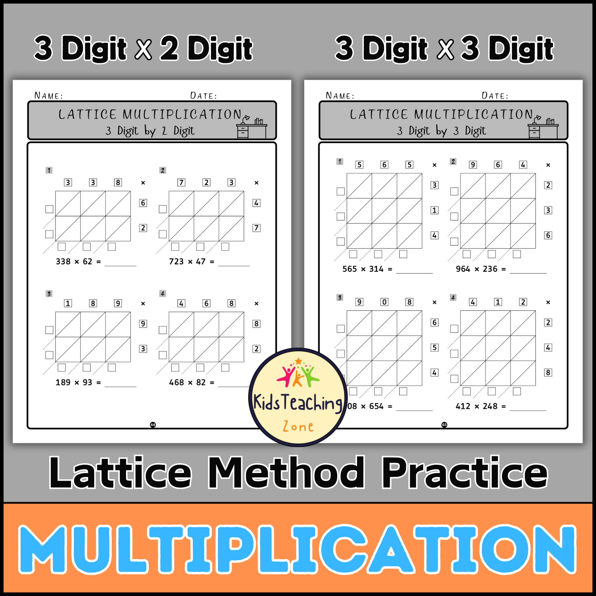 Multi Digit Multiplication Worksheets Lattice Grid Multiplication Method Teacher Professional Development Multi Digit Multiplication Worksheets Lattice Grid Multiplication Method Teacher Professional Development
