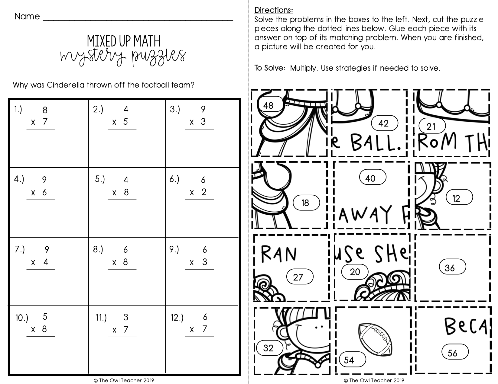 math puzzle worksheets math puzzle worksheets