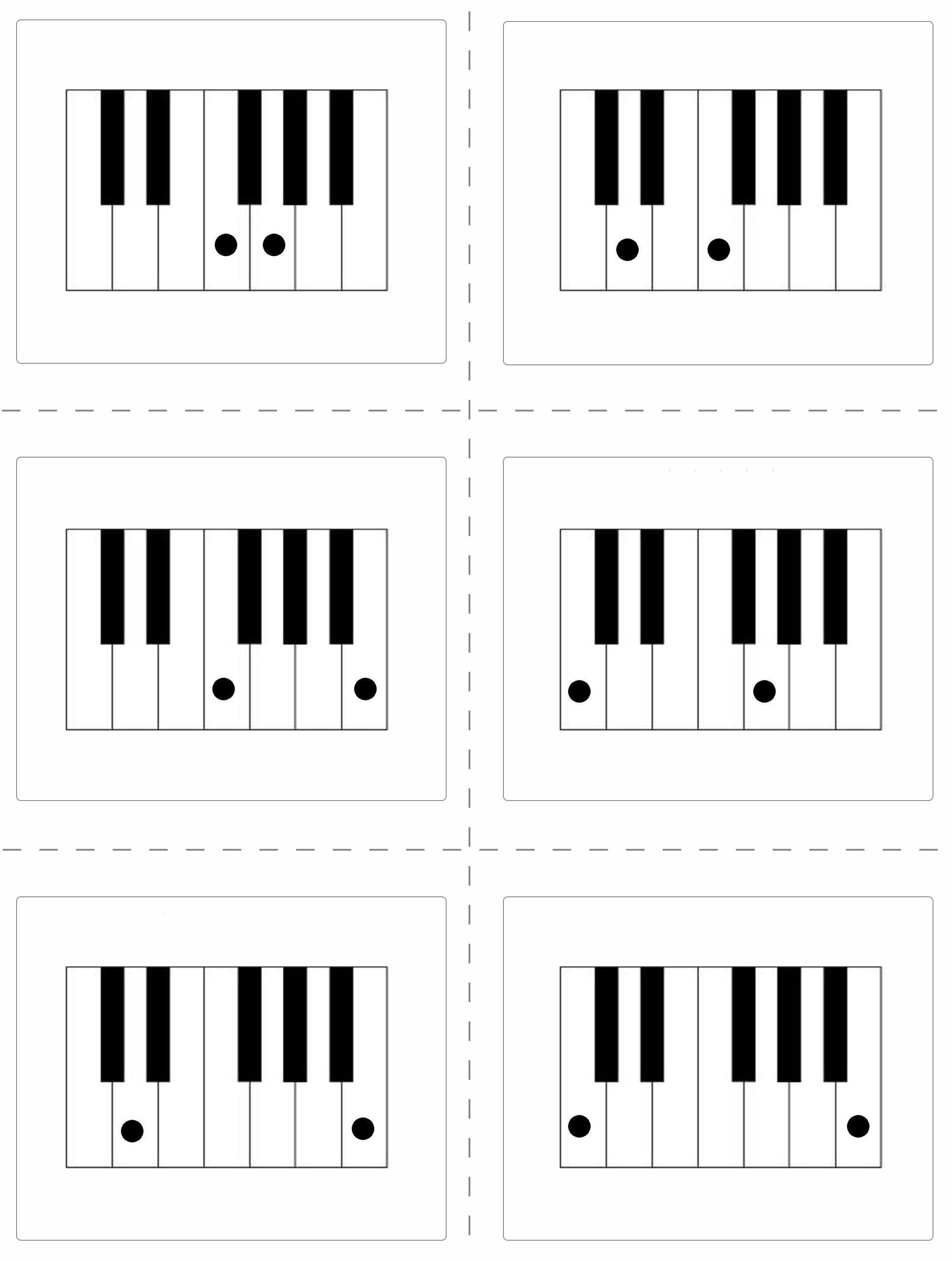 piano note flashcards