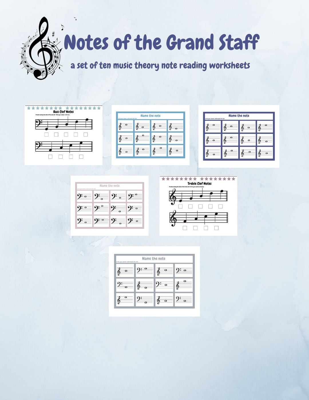 music theory worksheets