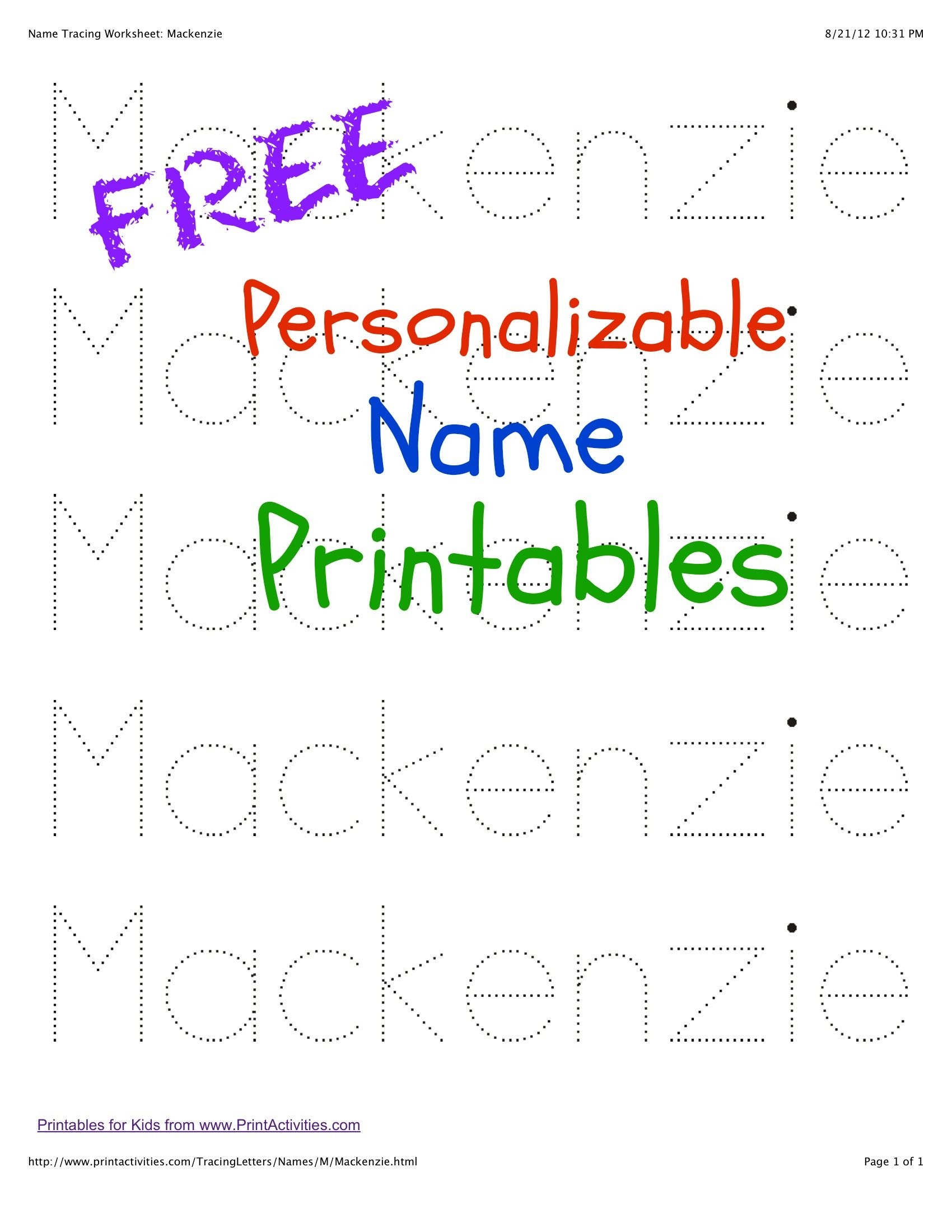 Name Trace Printable Free Www lx iriss uk