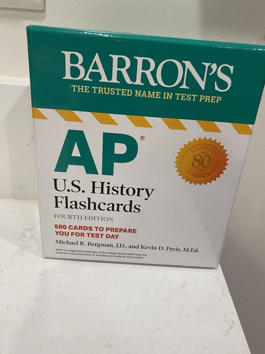 NEW AP U S History Flashcards Fourth Edition EBay