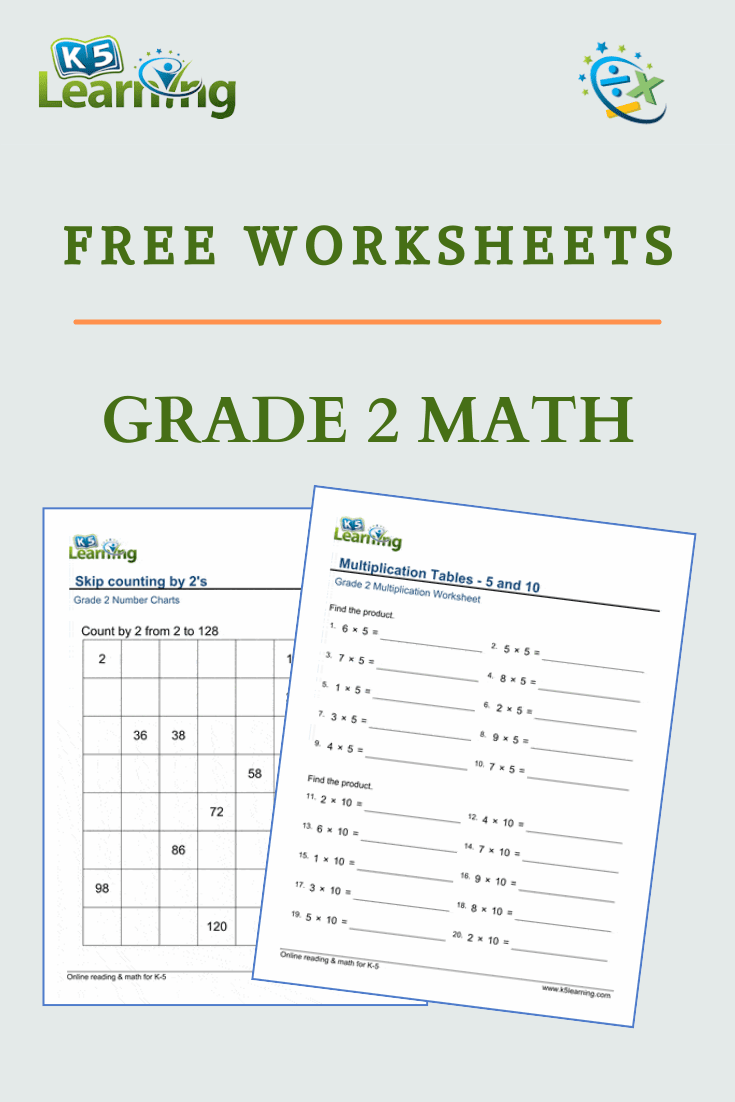 New Grade 2 Math Worksheets Pages K5 Learning