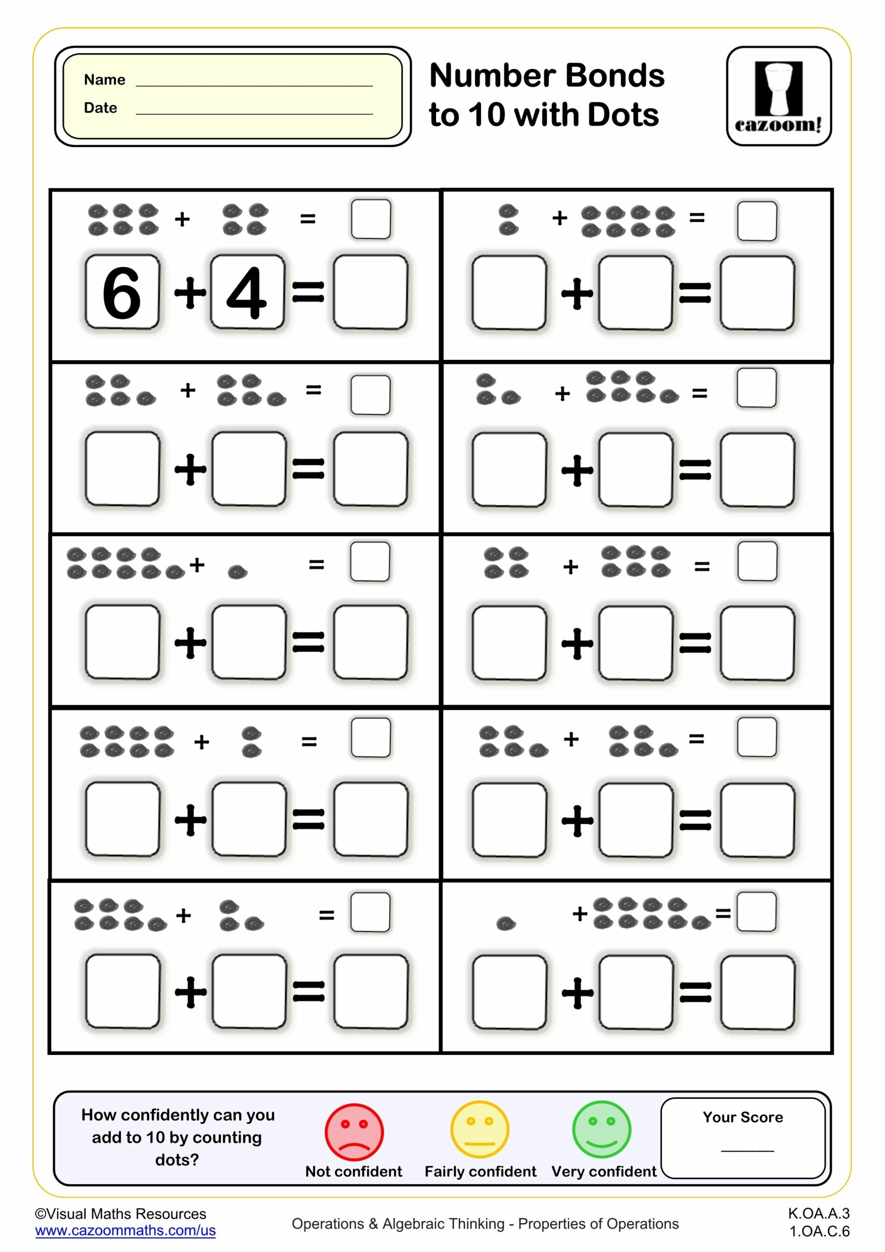 making ten math worksheets