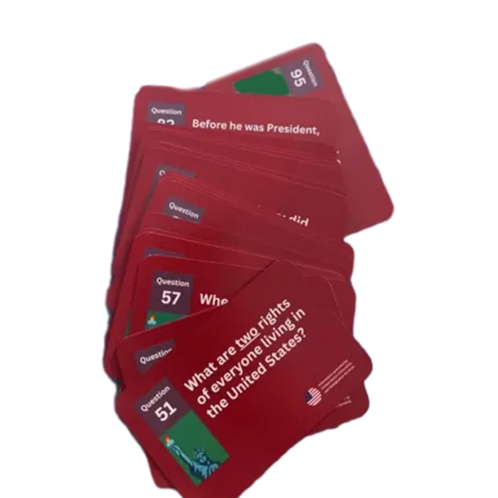 civics test flashcards